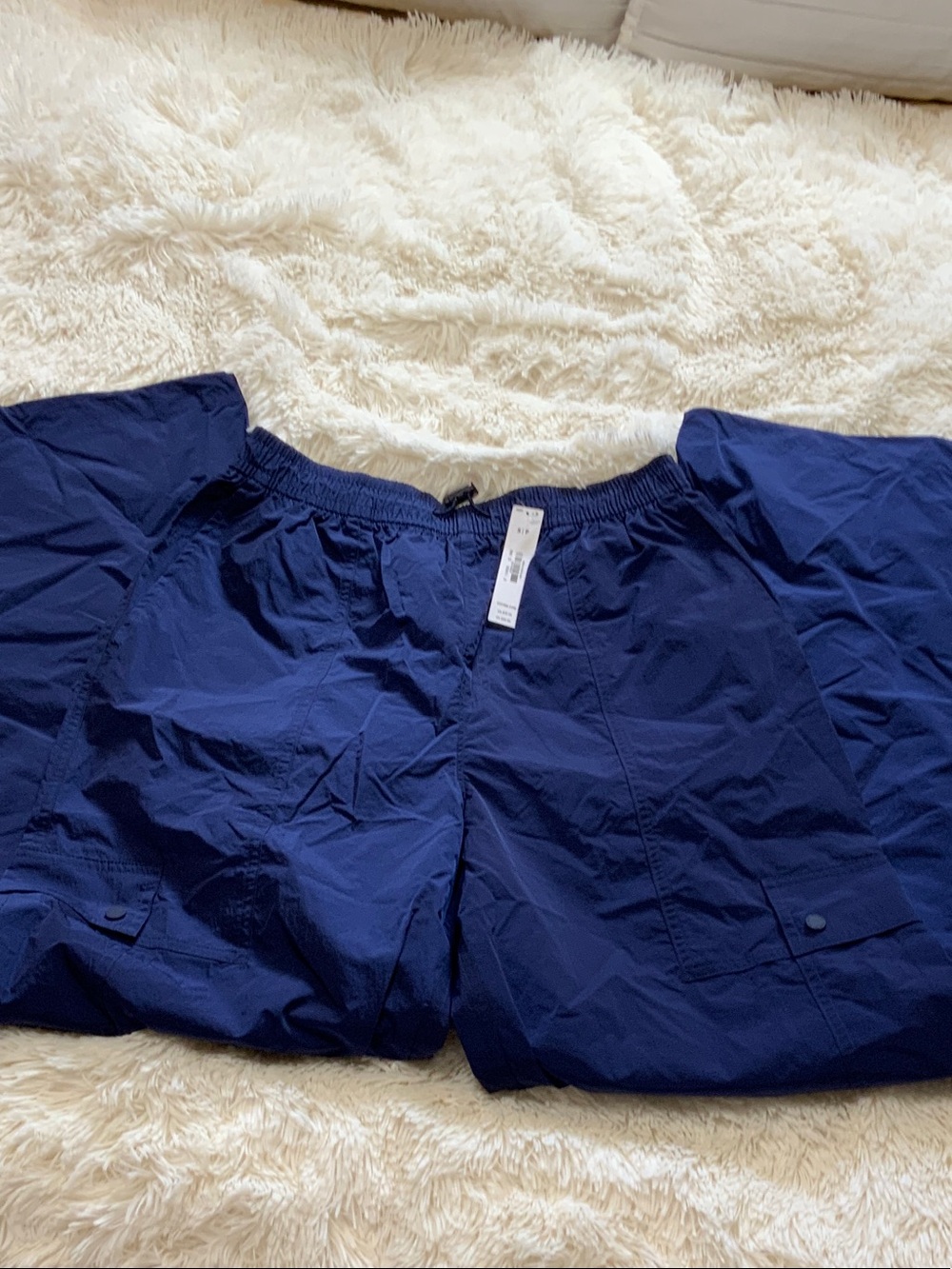 Pink Victorias Secret Women’s Navy Blue Lightweight Cargo Pants
